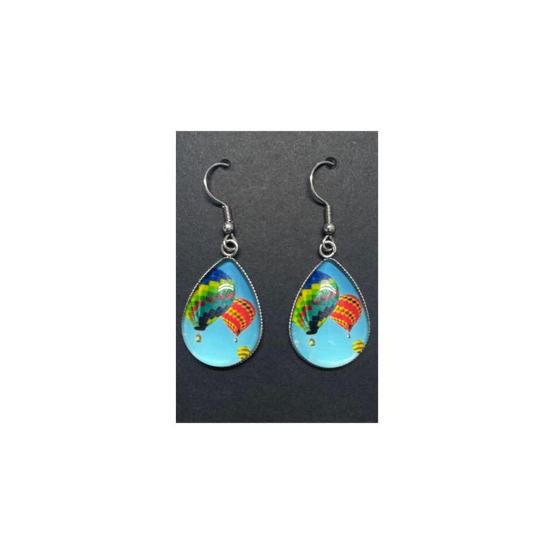 Hot Air Balloon Earrings - Assorted