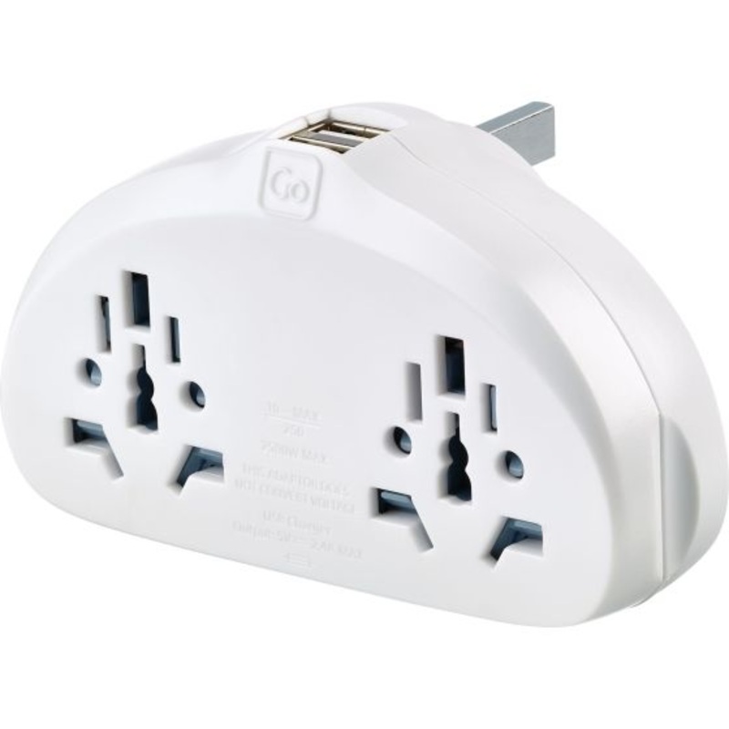 Design Go World-UK Duo Adaptor + USB