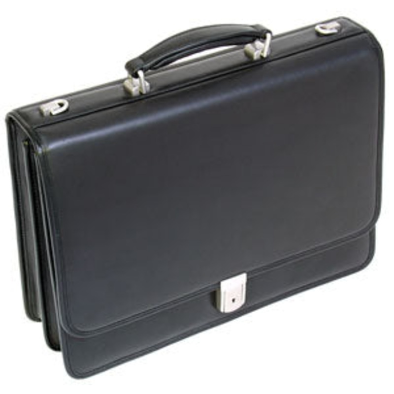 McKlein I Series Bucktown Leather Double Compartment Briefcase 43545
