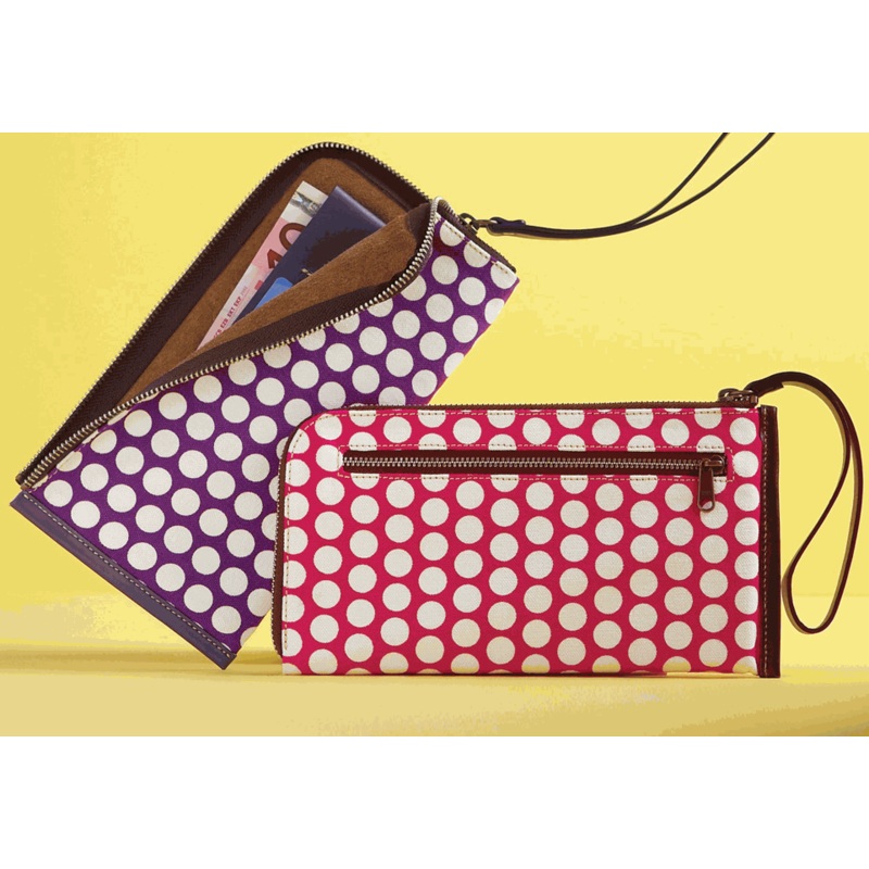 SUB URBAN CANVAS/LEATHER WRISTLET WALLET T11WRST