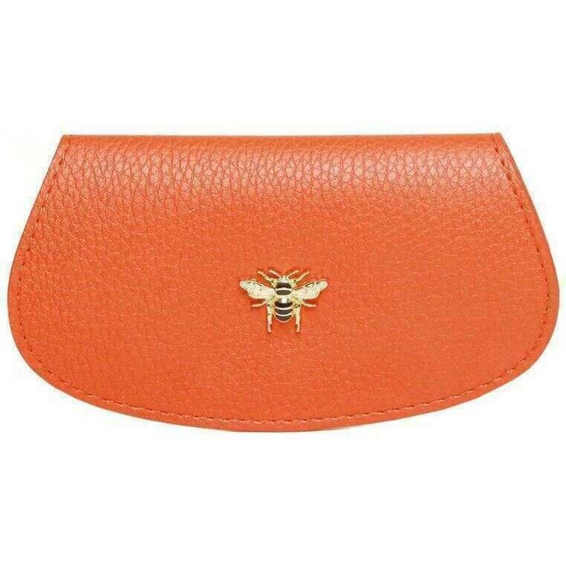 Alice Wheeler London Glasses Case - Orange