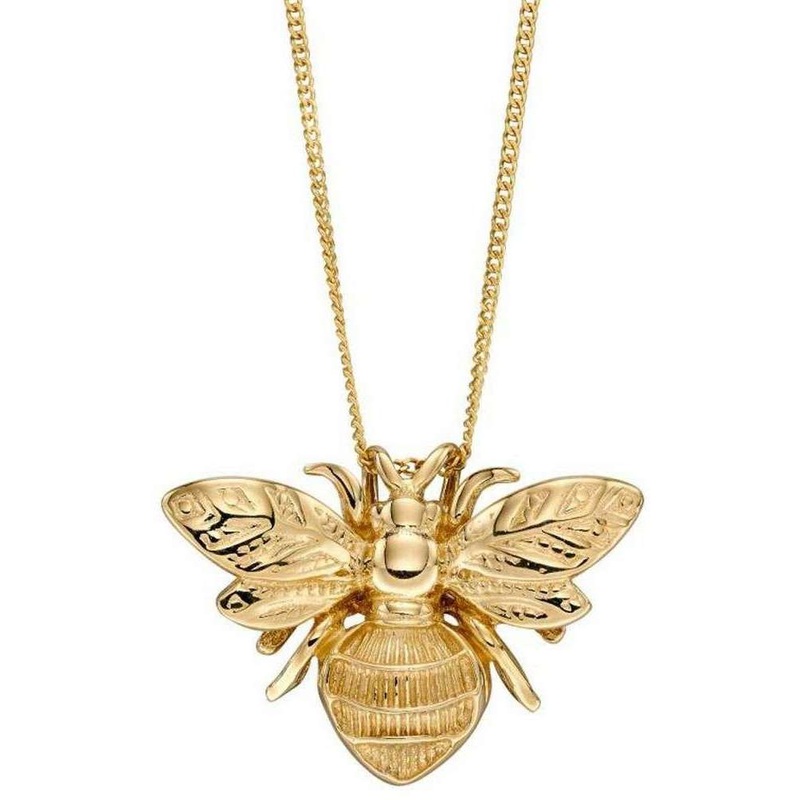 Elements Gold Bee Pendant - Gold