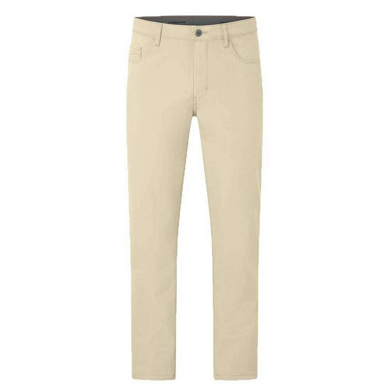Redpoint Milton 5-Pocket Elasticated Waistband Modern Fit Jeans - Beige