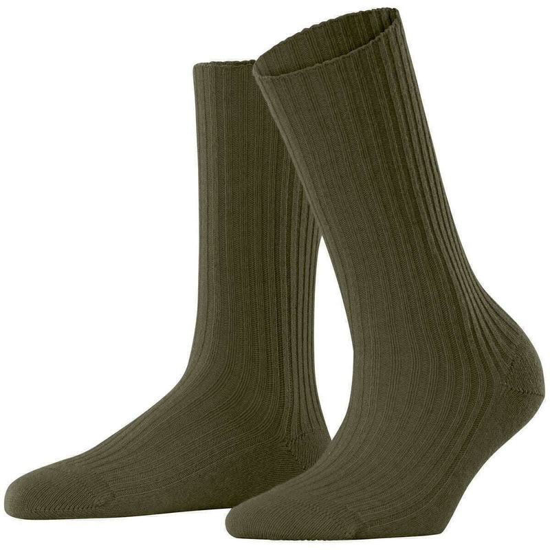 Falke Cosy Wool Boot Socks - Artichoke Green