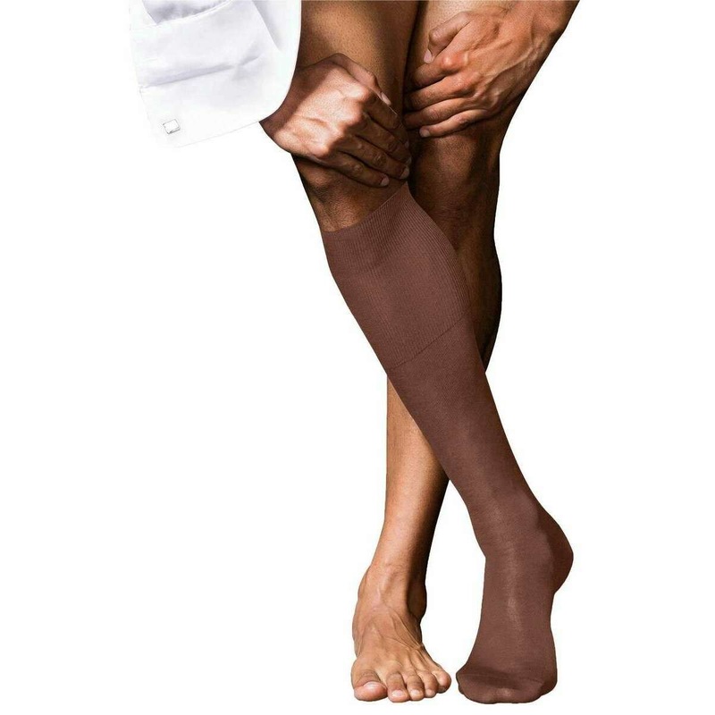 Falke No 9 Pure Fil dcosse Knee High Socks - Brandy Brown