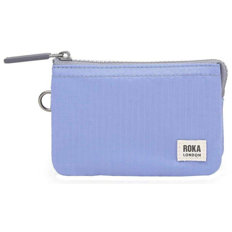Roka Carnaby Small Recycled Nylon Ripstop Wallet - Jacaranda Purple