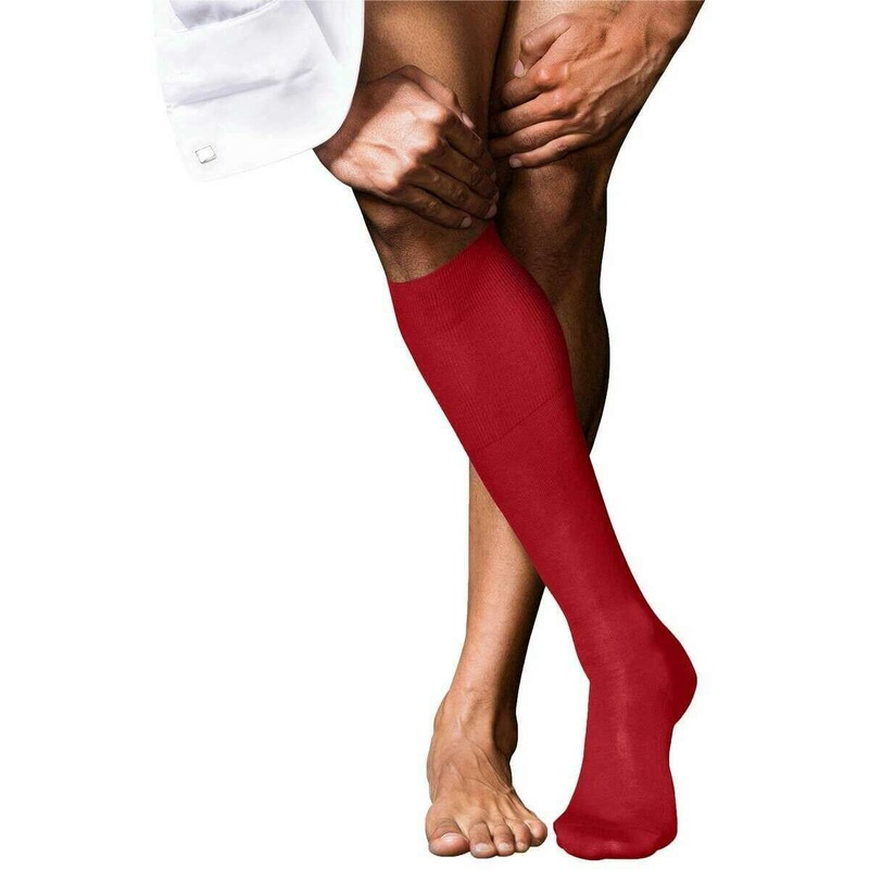 Falke No 9 Pure Fil dcosse Knee High Socks - Cardinal Red