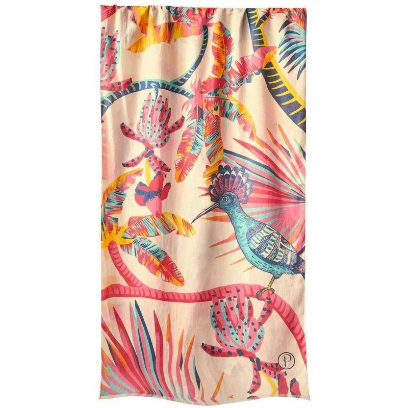 Powder Tropical Paradise Cotton Scarf - Pink/Orange