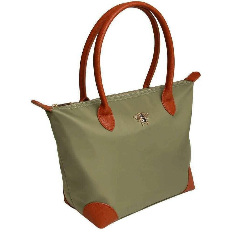 Alice Wheeler London Shoreditch Large Tote Bag - Sage Green