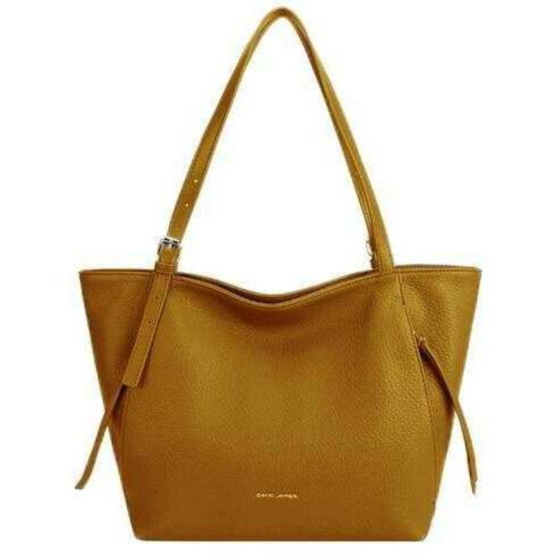 David Jones Medium Shopper Bag - Mustard Yellow
