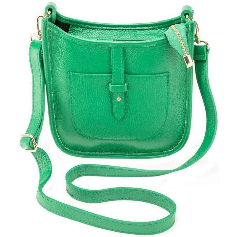 Elie Beaumont Messenger Bag - Emerald Green