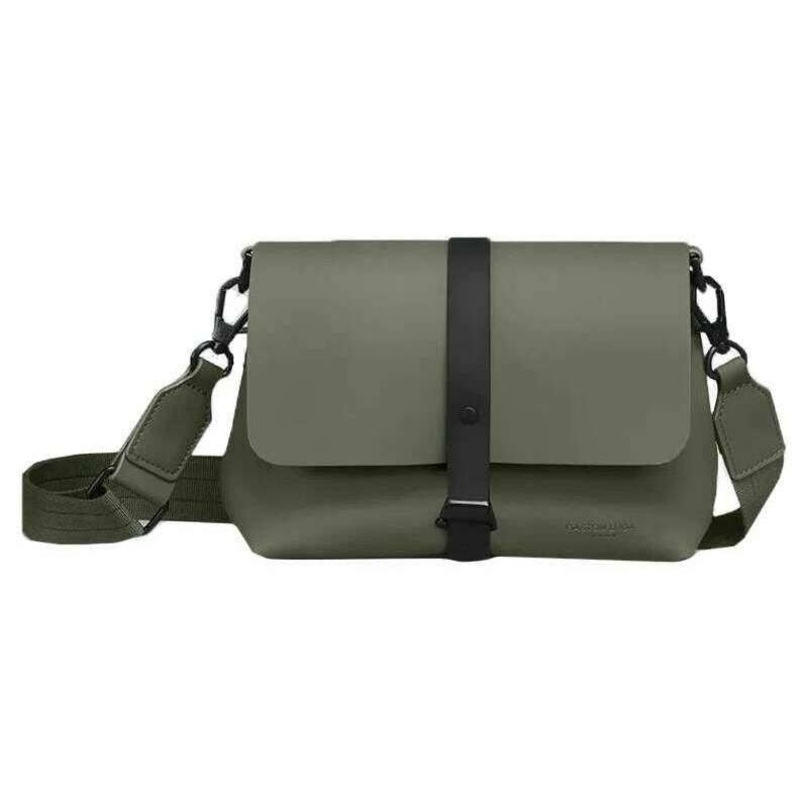 Gaston Luga Splsh Crossbody Bag - Olive Green
