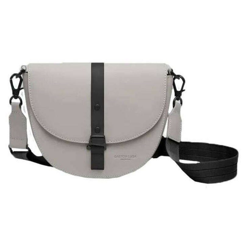 Gaston Luga Splsh Moon Crossbody Bag - Taupe Grey