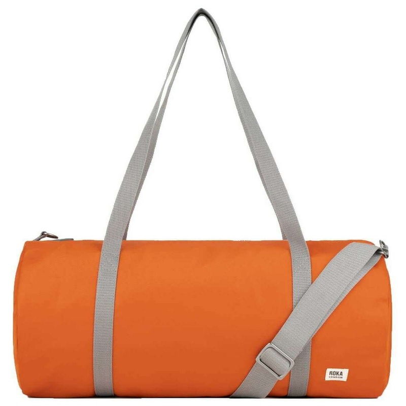 Roka City Medium Recycled Nylon Duffle Bag - Burnt Orange