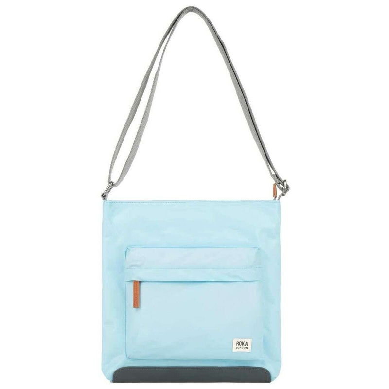 Roka Kennington B Medium Recycled Nylon Crossbody Bag - Canal Blue