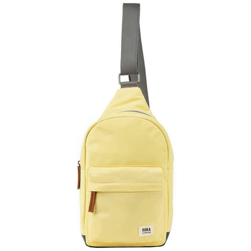 Roka Willesden B Large Recycled Nylon Scooter Bag - Citron Yellow