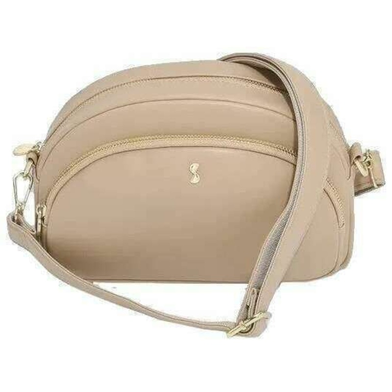 Stackers Cross Body Bag - Camel Beige