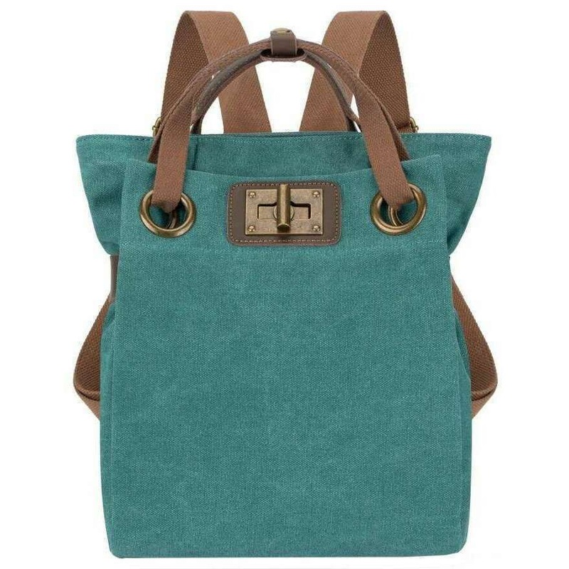ZEDE Pont Des Arts Small Backpack - Vert Green