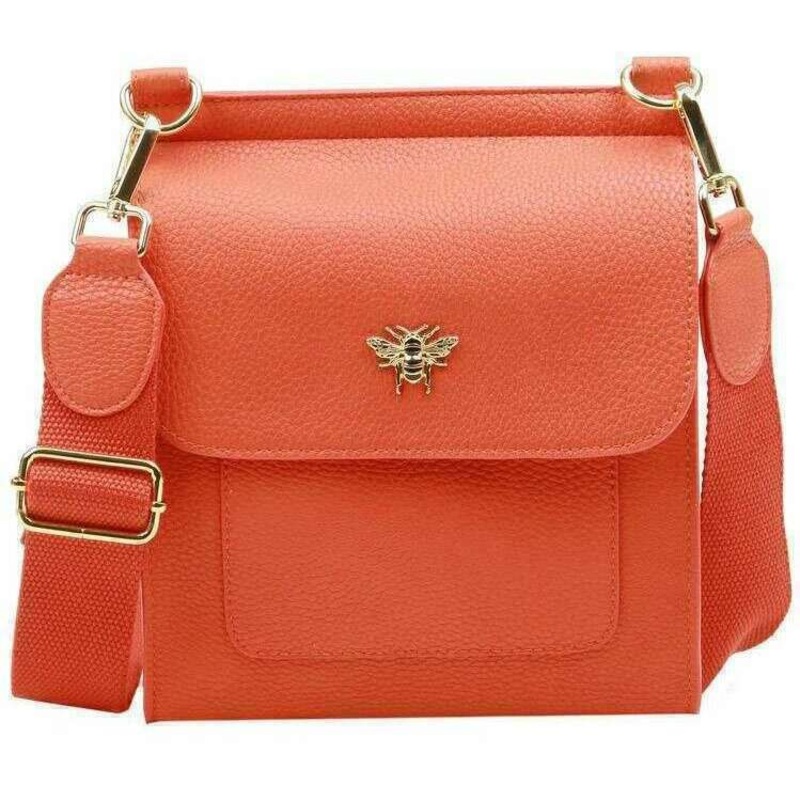 Alice Wheeler London Bloomsbury Crossbody Bag - Orange
