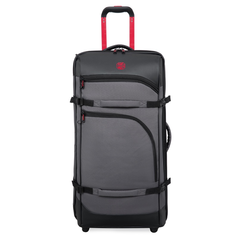 BRITBAG Persevering - 2-Wheel Large Duffle Bag (Charcoal)