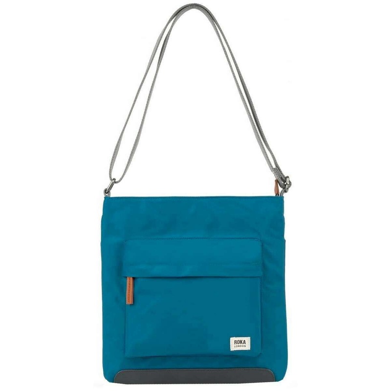 Roka Kennington B Medium Recycled Nylon Crossbody Bag - Sapphire Blue