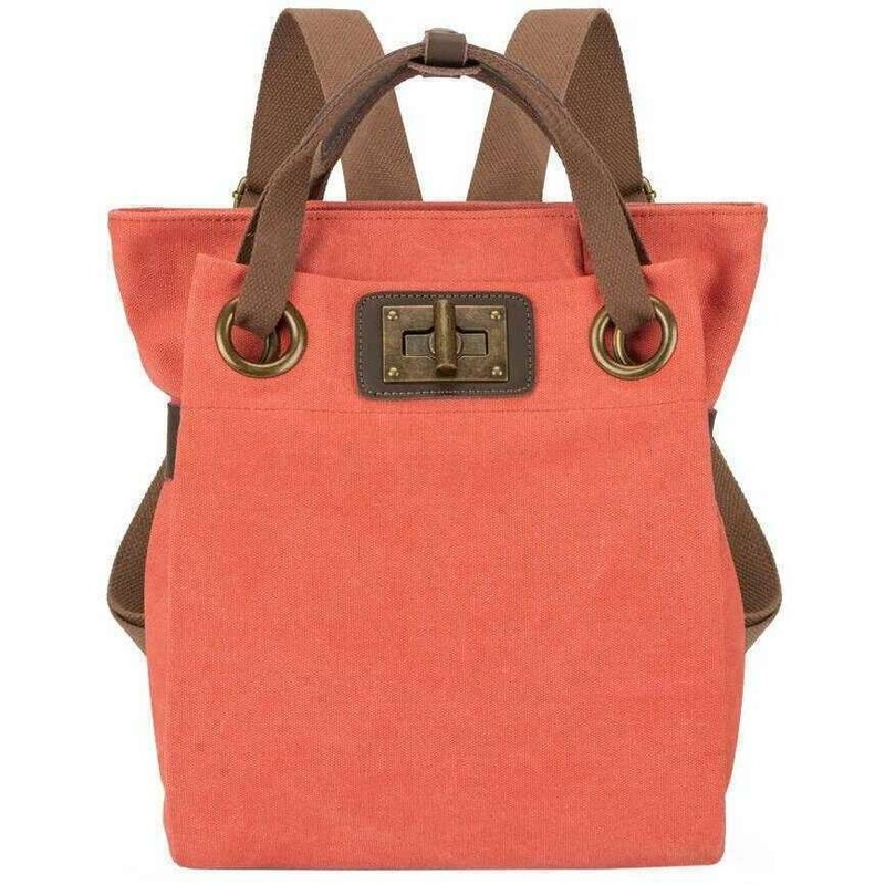ZEDE Pont Des Arts Small Backpack - Corail Orange