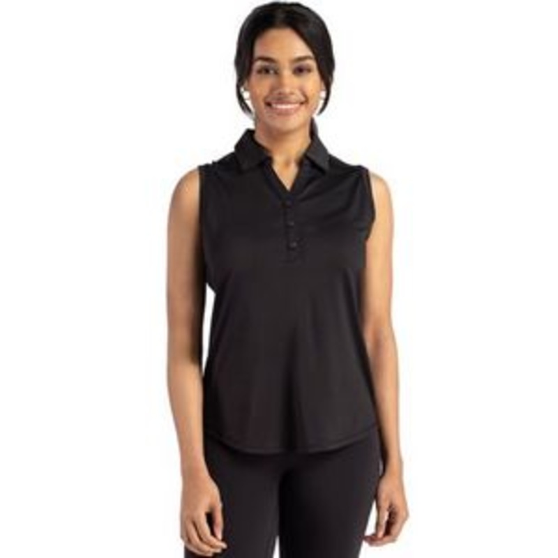 Cutter & Buck Forge Eco Stretch Recycled Womens Sleeveless Polo