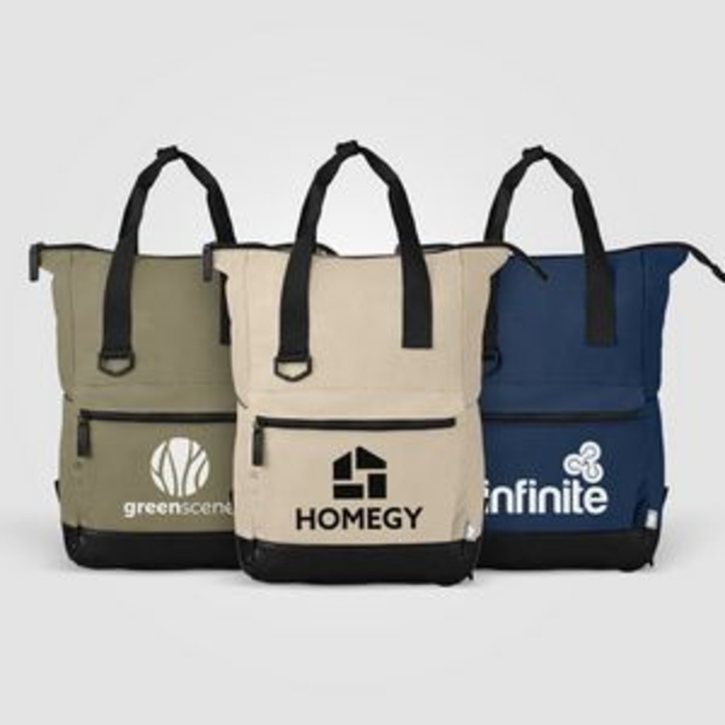000732 Odyssey Pack Recycled Cotton Canvas Tote Bag- 16 oz.