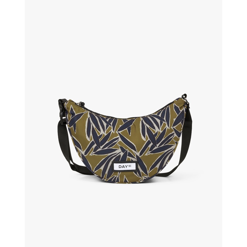 Medium Floral Print Wave Crossbody Bag