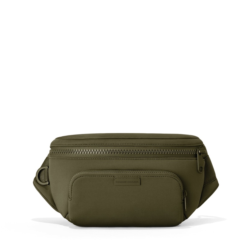 Jax Large Fanny Pack in Dark Moss