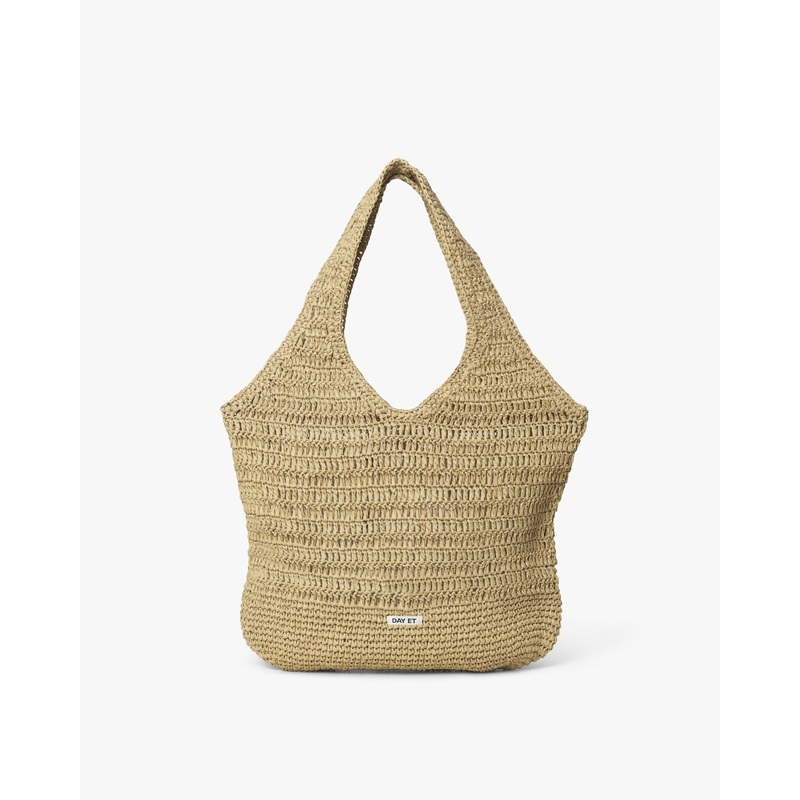 Large Paper Crochet Shoulder Bag