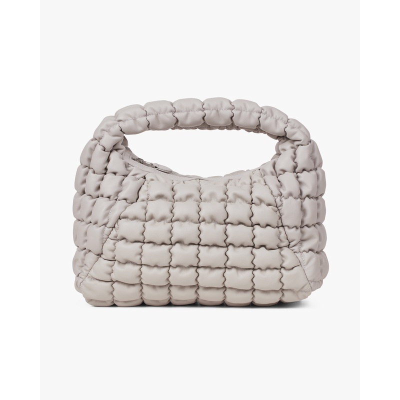 Medium Faux Leather Bubble Handbag