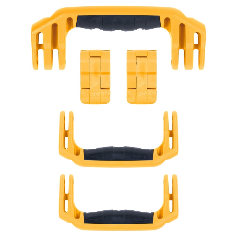 Pelican 1460 Replacement Handles & Latches, Yellow (Set of 3 Handles, 2 Latches)