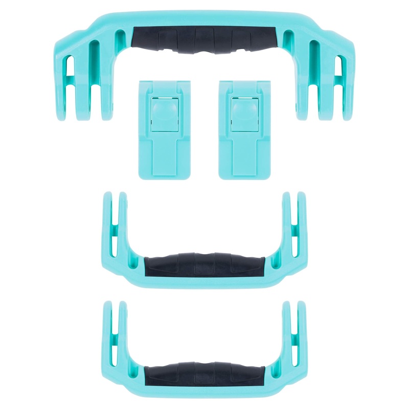 Pelican 1465 Air Replacement Handles & Latches, Teal (Set of 3 Handles, 2 Latches)