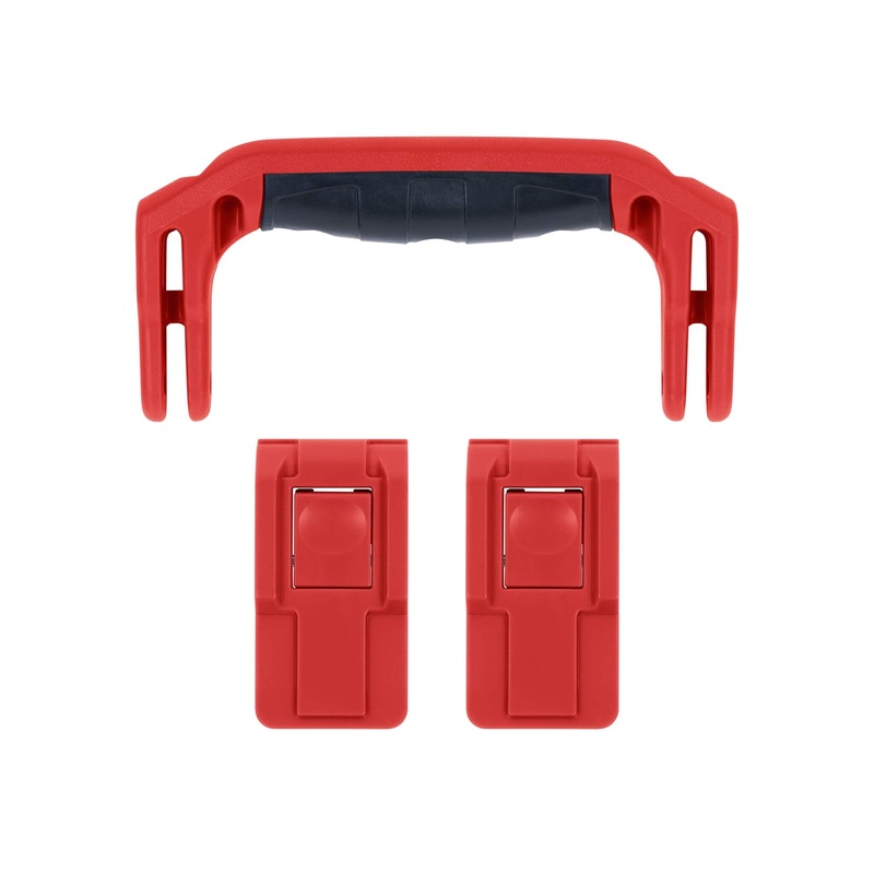 Pelican 1506 Air Replacement Handle & Latches, Red (Set of 1 Handle, 2 Latches)
