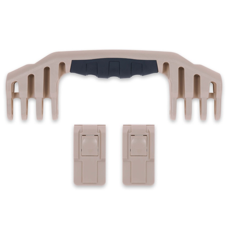 Pelican 1520 Replacement Handle & Latches, Desert Tan (Set of 1 Handle, 2 Push-Button Latches)