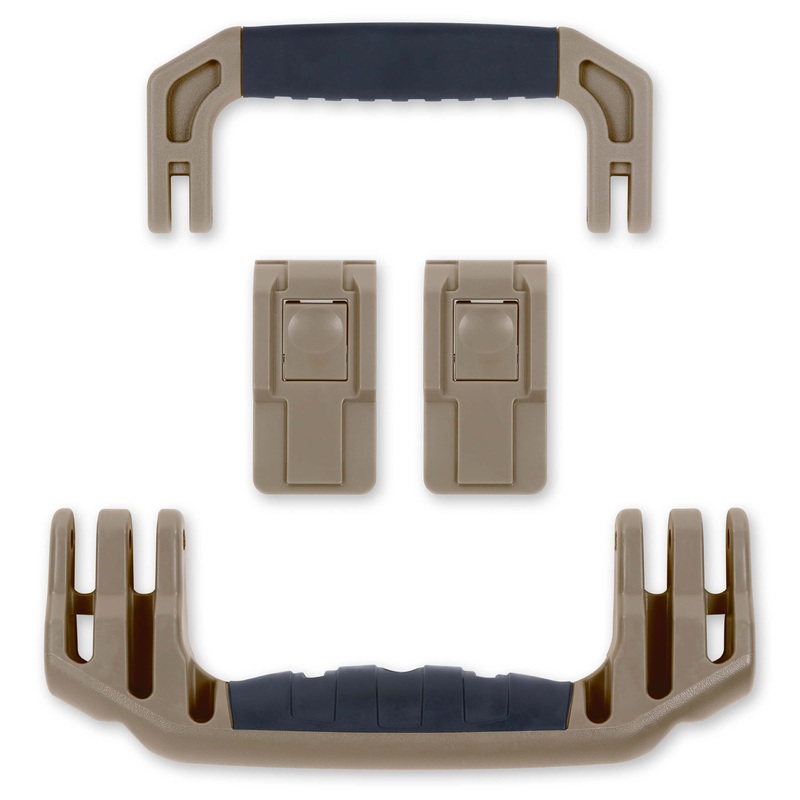 Pelican 1535 Air Replacement Handles & Latches Set - Dark Desert Dirt