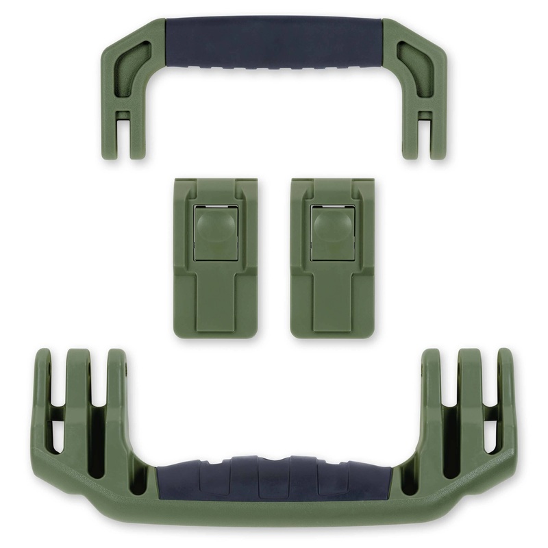 Pelican 1535 Air Replacement Handles & Latches Set - OD Green