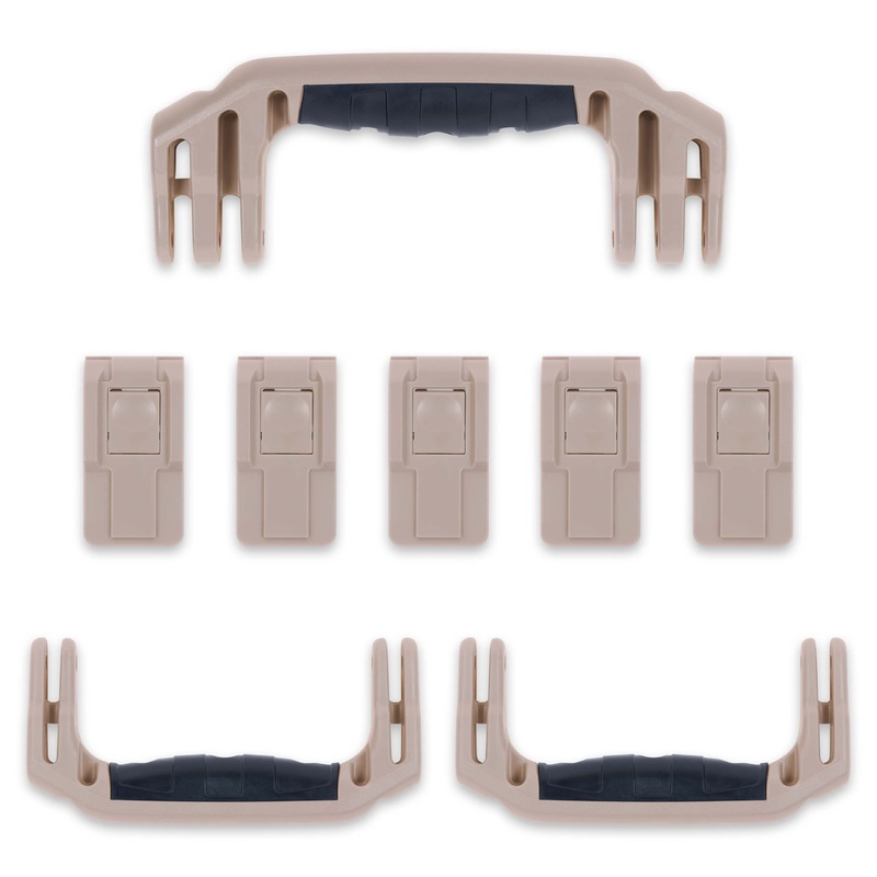 Pelican 1595 Air Replacement Handles & Latches Set - Desert Tan