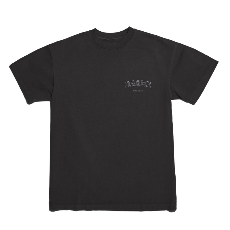 Varsity Logo T-shirt in Onyx, 4X