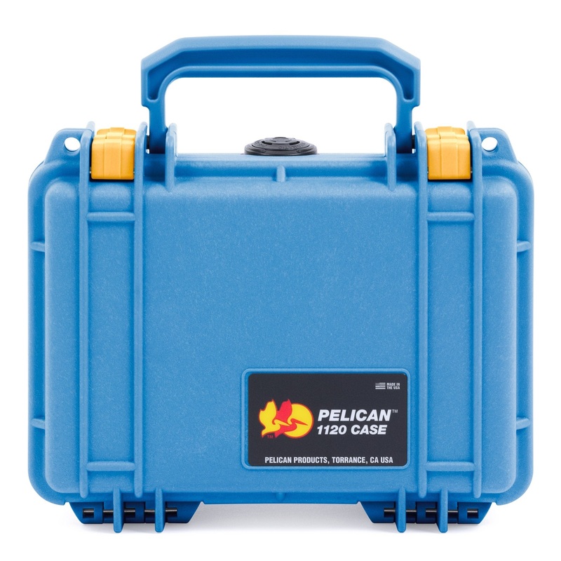 Pelican 1120 Case, Blue with Yellow Latches