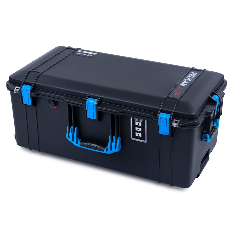 Pelican 1626 Air Case, Black with Blue Handles & Latches