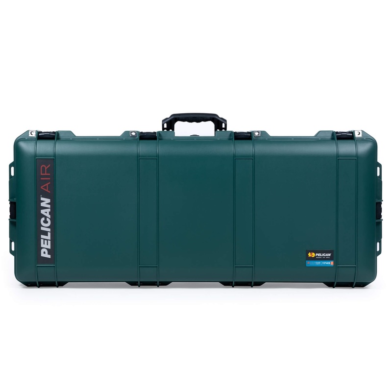 Pelican 1745 Air Long Case, Trekking Green with TSA Locking Latches