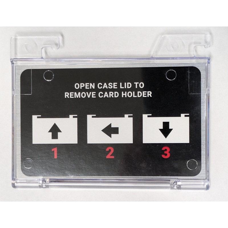 Pelican Air Case Horizontal Business Card Holder