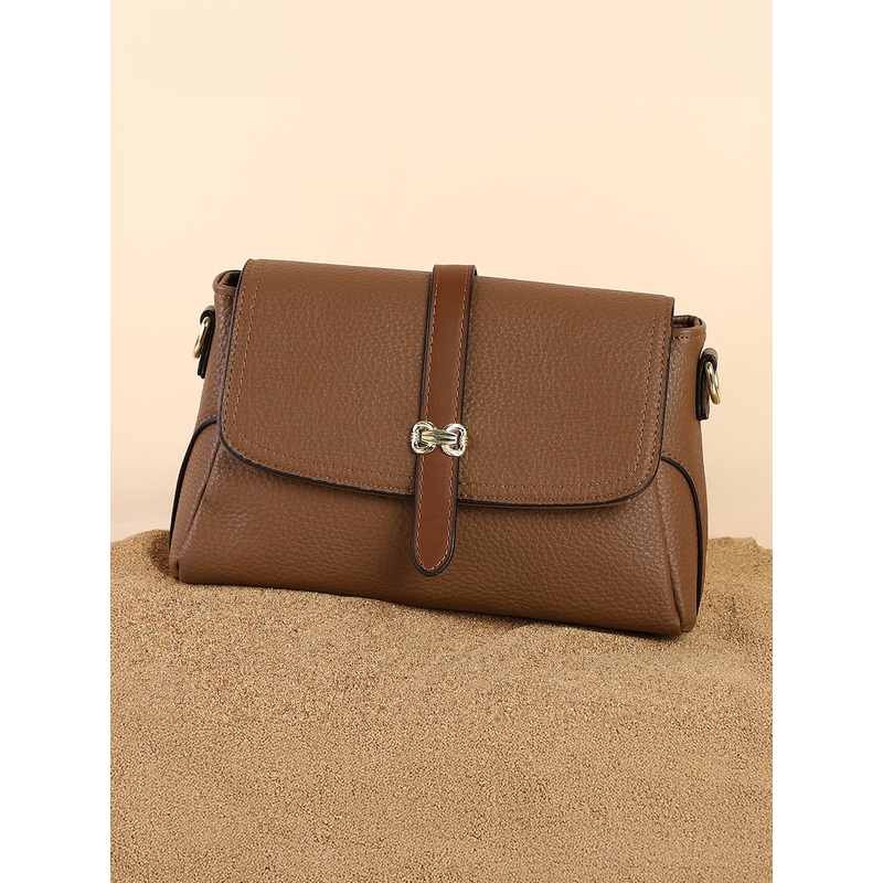 The Agnes Sling Bag - Chocolate Brown