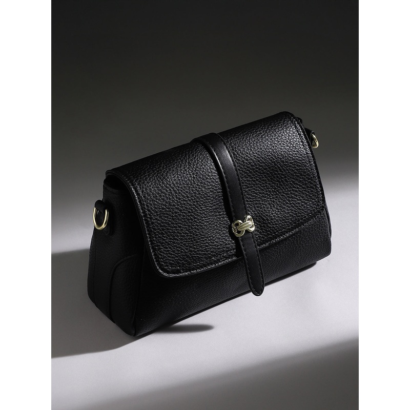 The Agnes Sling Bag - Onyx Black