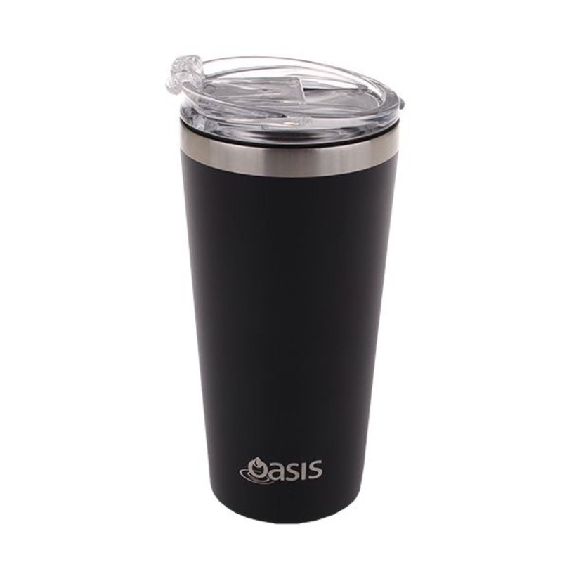 Oasis Stainless Steel Insulated Tumbler With Tritan Lid 480ML
