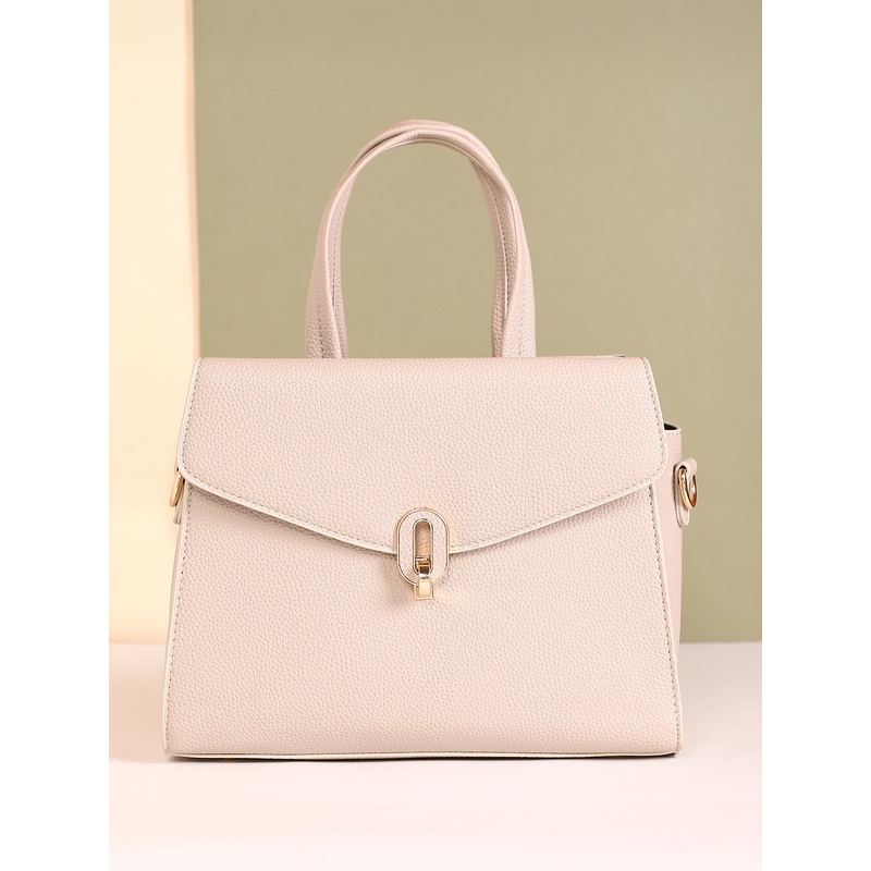 The Aurat Hand Bag - Khaki Beige