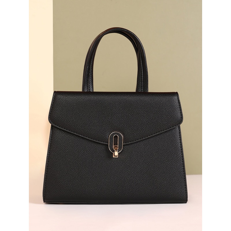 The Aurat Hand Bag - Onyx Black