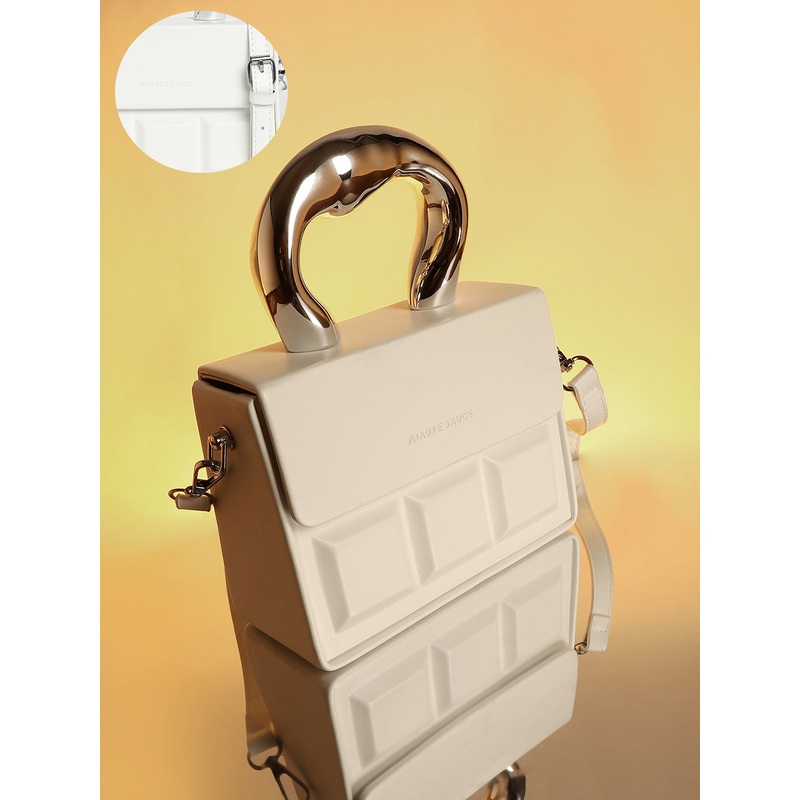 The Caldera Boxed Hand Bag - Cream White